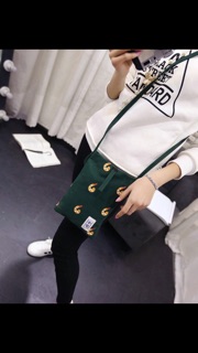 Túi tote vải đeo chéo size A5