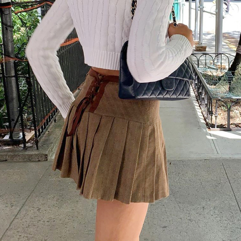 Chân Váy Lưng Cao Xếp Ly Thời Trang Cho Nữ | BigBuy360 - bigbuy360.vn