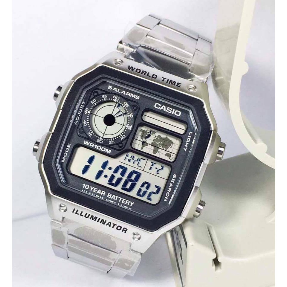 Đồng hồ Casio Nam  ♥️FREESHIP♥️ Giảm 99k khi nhập mã [DAYDA99] Mã Sản Phẩm AE 1200WHD 1A Cam kết chính hãng