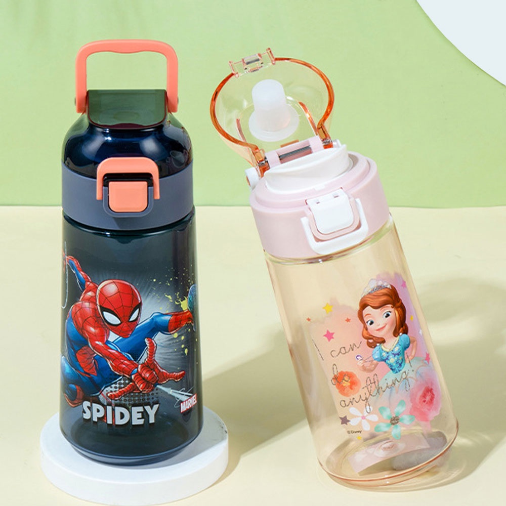 Bình Nước disney 470ml / 620ml Có Nắp Đậy Tiện Dụng