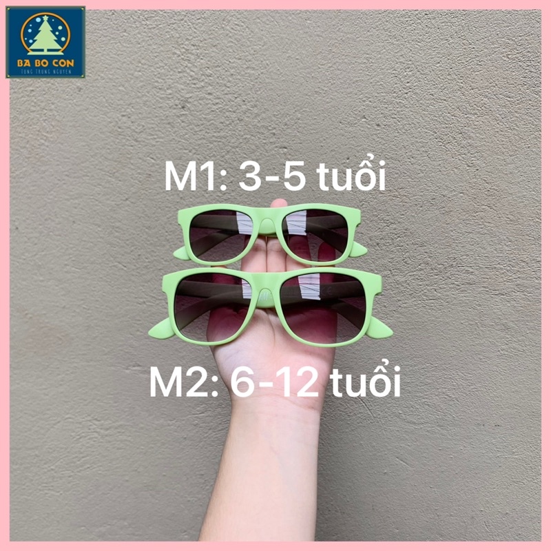 Kính râm trẻ em HM đủ size từ 3-12 tuổi, tặng kèm hộp đựng kính và khăn lau kính, đủ bill mua hàng của hãng