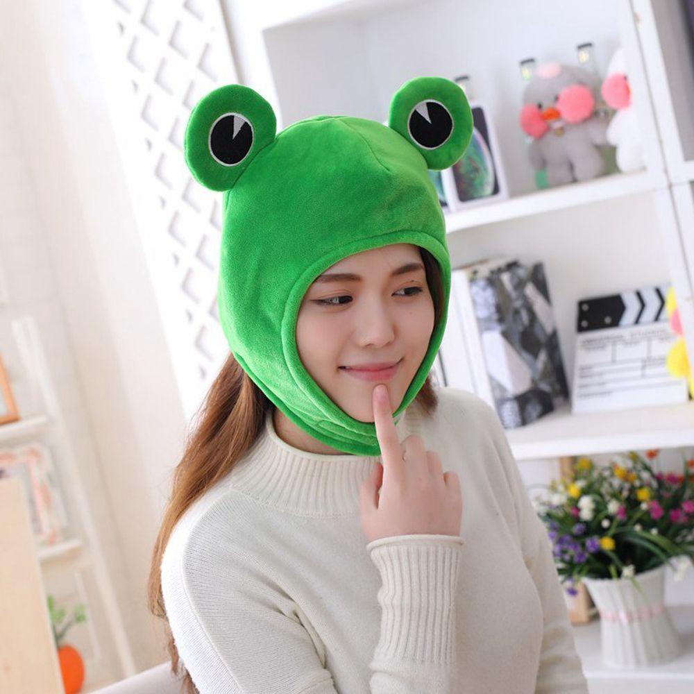 Mũ Bomber Tai Thỏ Mắt Ếch Hoạt Hình Vui Nhộn Thời Trang