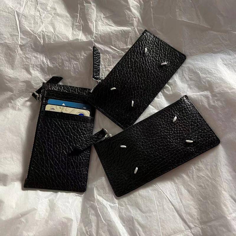 Ví Da Dáng Dài Có Khóa Kéo MM6 MM6 Thời Trang Cao Cấp