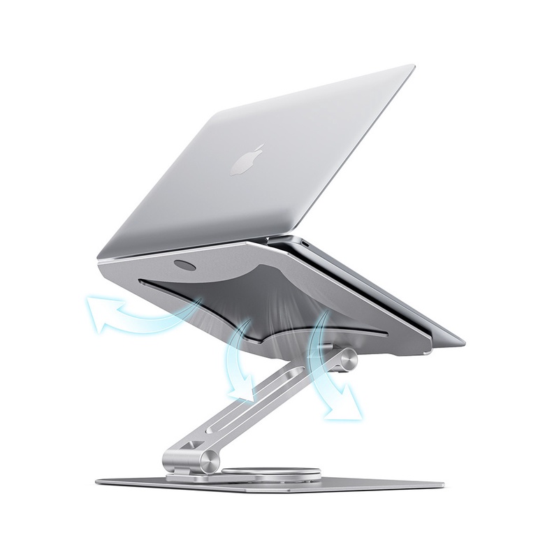 Giá đỡ Laptop, Macbook, Máy tính Boneruy L05 chân đế xoay 360 độ chắc chắn cao cấp cho máy 11 - 17 inch.
