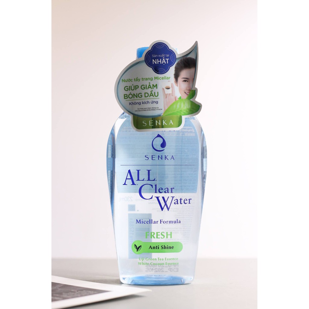 Nước tẩy trang Senka A.L.L Clear Water Micellar Fresh 230ml