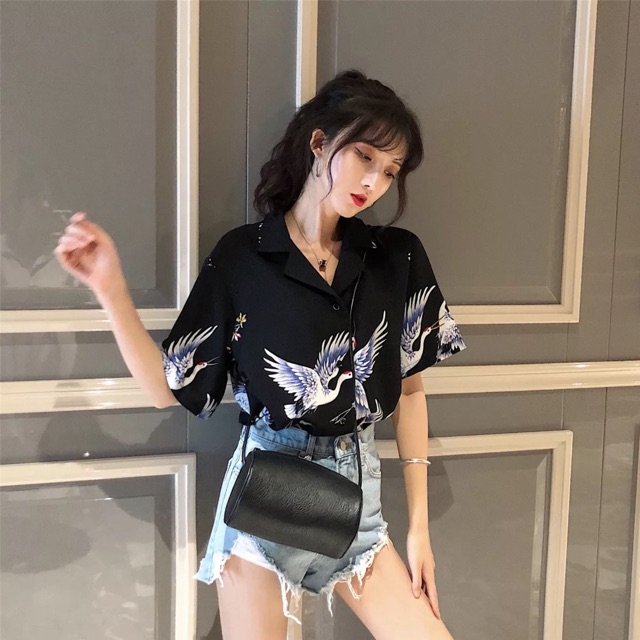 [ ORDER 10-15 NGÀY+ ẢNH THẬT]  áo sơ mi oversize) Quảng Châu order mã 972 | BigBuy360 - bigbuy360.vn