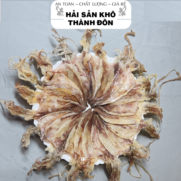 Mực khô mini, mực ghim câu size bằng bốn ngón tay đảm bảo uy tính chất lượng Vũng Tàu 1 con
