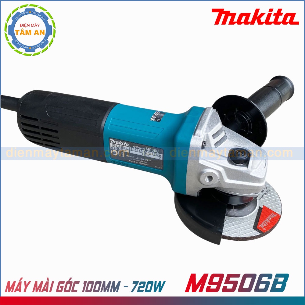 Máy mài góc 100MM 720W Makita M9506B| Chính hãng giá gốm thuế VAT