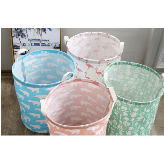 [XỊN_RẺ] Giỏ Vải Đựng Đồ Đa Năng,Đựng Đồ Chơi Sọt Vải Để Quần Áo Vải Bố Chống Thấm Nước - Văn Phòng Phẩm Sáng Tạo