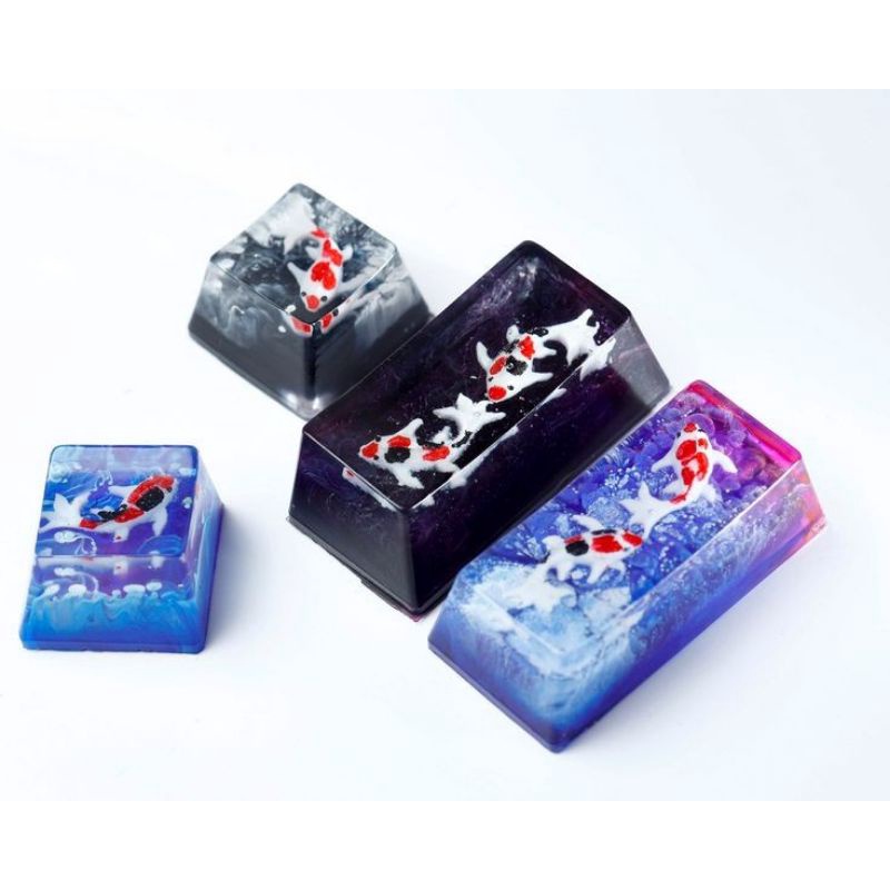 Khuôn cá vàng, cá koi mini dùng trong Resin, nail...
