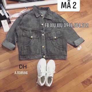 Áo khoác bò cổ tàu (DH)