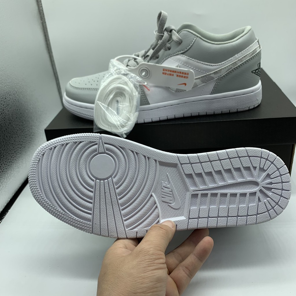 [ KELLY SNEAKERS ] Jordan 1 Low White Camo ( Ảnh thật + Hàng Sẵn ) | BigBuy360 - bigbuy360.vn