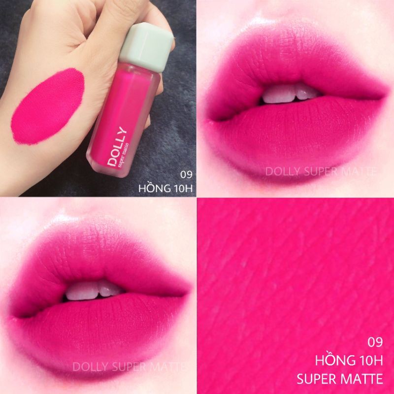 " 09 HỒNG 10 " SON DOLLY SUPER MATTE HOT TREND 2021 | BigBuy360 - bigbuy360.vn