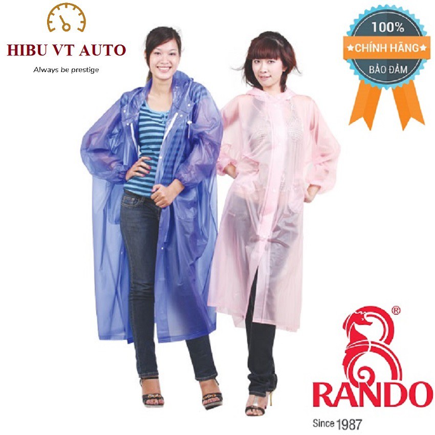 Áo mưa Rando Poncho Dây Kéo trong màu APPC-09 che chở người thân yêu của bạn.