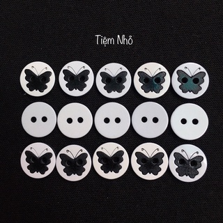 Nút áo sơ mi kích 1.2cm