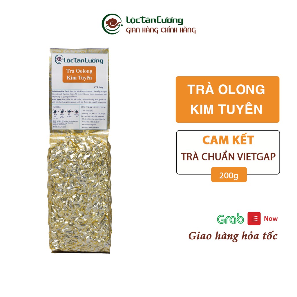 Trà Ô Long Kim Tuyên Lộc Tân Cương Túi 200g