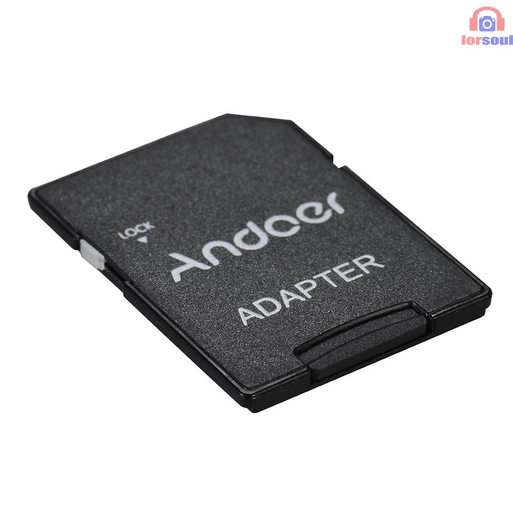 Thẻ Nhớ Andoer 64gb Class 10 + Đầu Đọc Thẻ Nhớ Tf Cho Máy Ảnh, Điện Thoại, Máy Tính