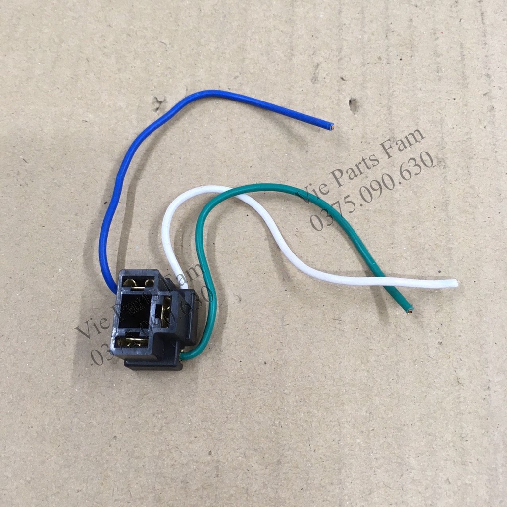 Đuôi đèn 3 chân H4 dành cho các đời xe máy Honda, Yamaha, Suzuki, SYM