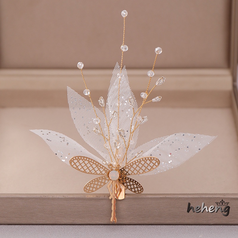 Kẹp Tóc Hình Bướm Đính Đá Thời Trang Cho Nữ