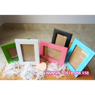 Khung ảnh để bàn 10x15 cm - Khung ảnh treo tường 10x15 cm - Tặng in ảnh chất lượng cao