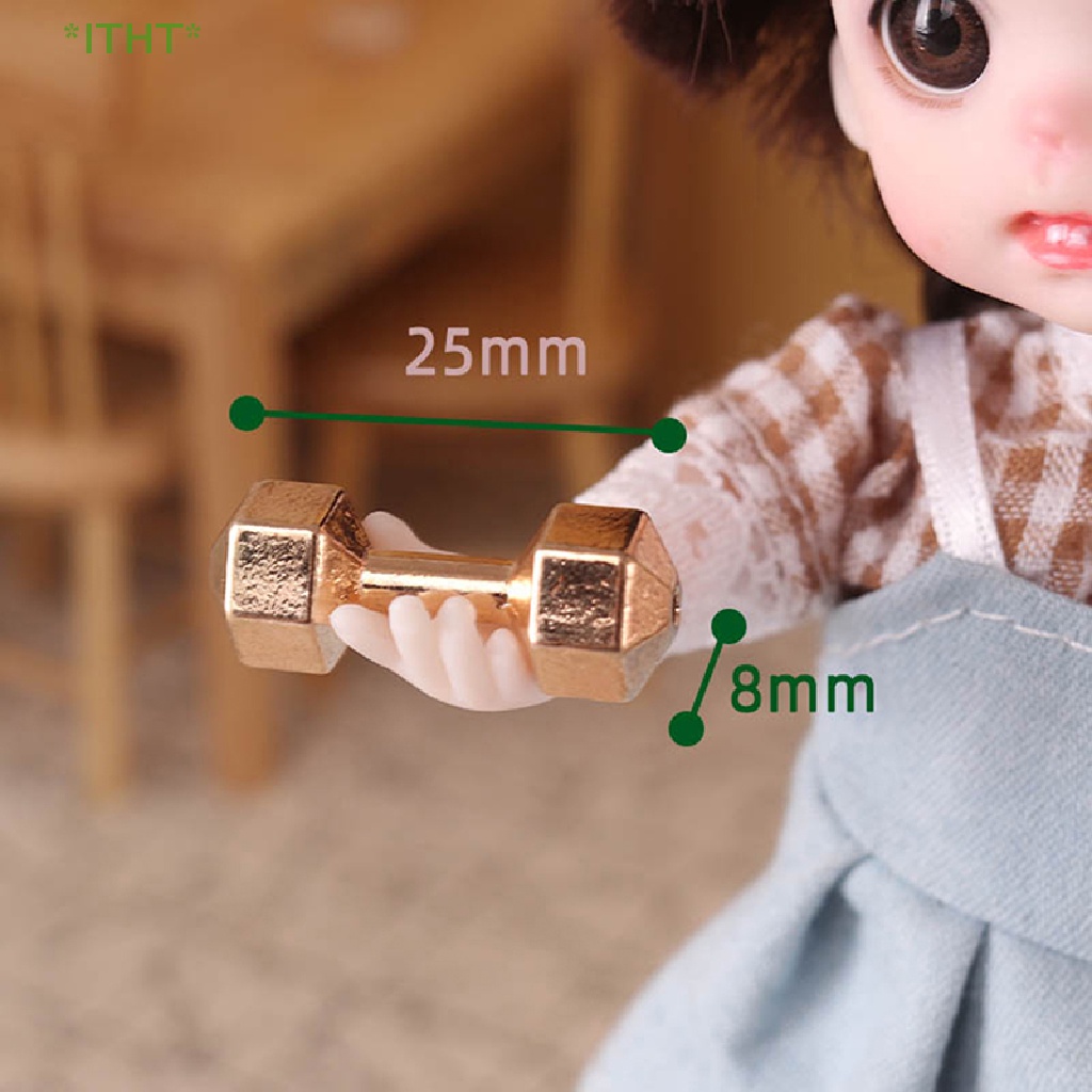 Quả Tạ Mini Tỉ Lệ 1: 12 Trang Trí Nhà Búp Bê Mới