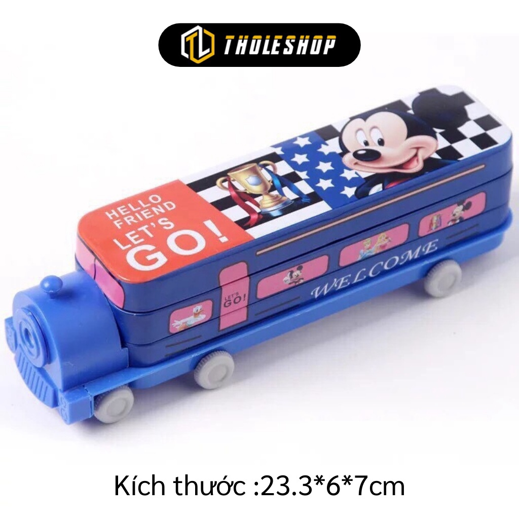 [SGD] Hộp Bút Cute - Hộp đựng Bút Tàu Hỏa 2 Tầng Kèm Đồ Chuốt Chì Tiện Lợi Cho Bé 7755