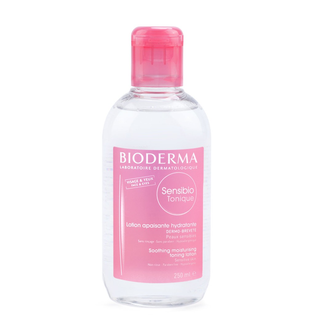 Bioderma- Nước Hoa Hồng Dưỡng Ẩm Dành Cho Da Chạy Cảm BIODERMA Sensibio Tonique 250ml