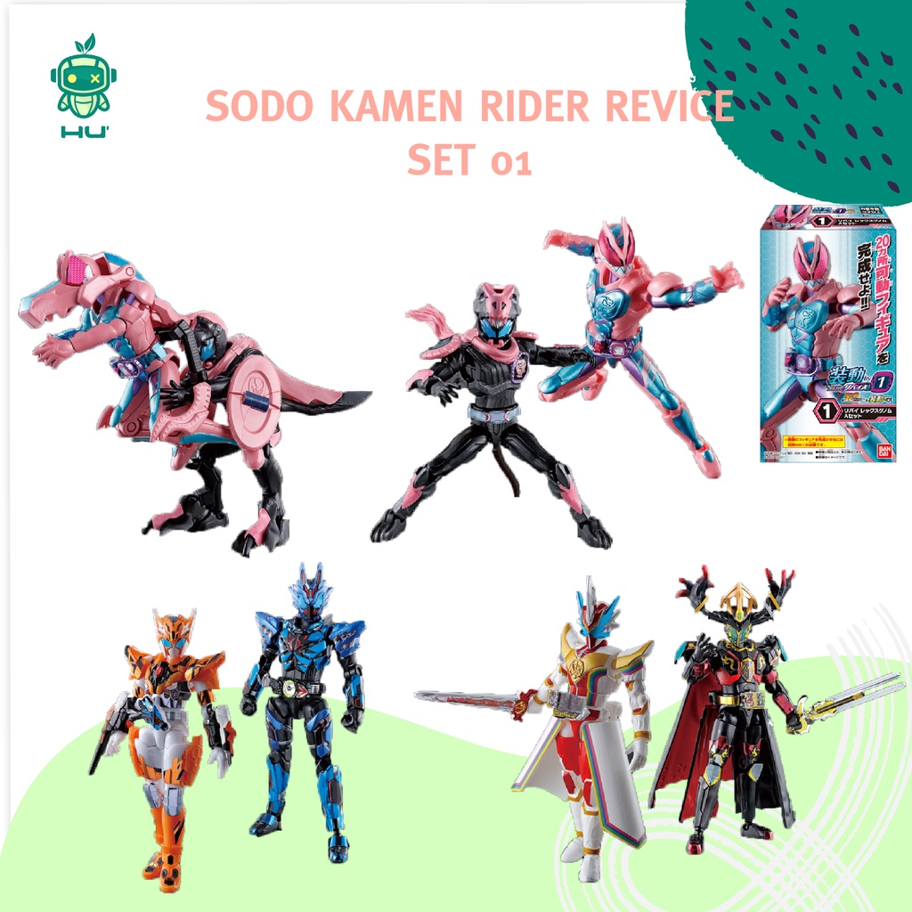 Mô hình động đồ chơi Sodo Kamen Rider Revice set 01
