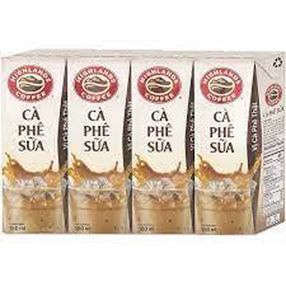 Combo 6 lốc cà phê highlands coffee hộp180ml chính hãng