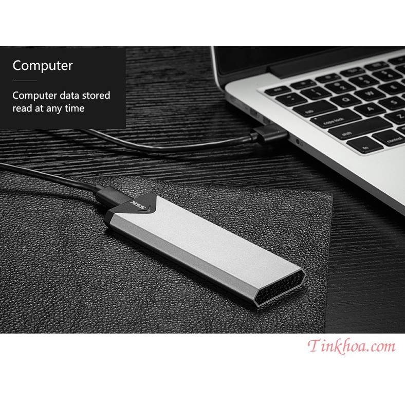 SSD BOX M2 NGFF TO USB 3.0 SSK C320 ( SHE-C320)- Hộp gắn ổ cứng chuẩn M2