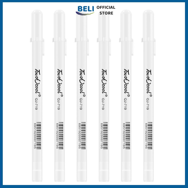 Bút line Touchcool đi nét màu trắng mềm mượt, sắc nét