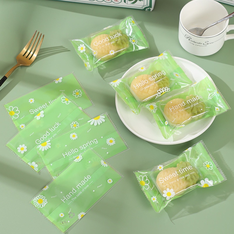 Set 100 Túi Nhựa Đựng Bánh Kẹo Đa Năng Tiện Dụng