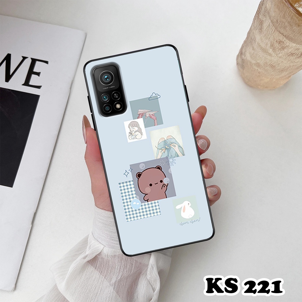 Ốp lưng Xiaomi Mi 10T 5G - Xiaomi Mi 10T Pro 5G - Ốp in hình thỏ con dễ thương - Lưng nhám Viền TPU cao cấp