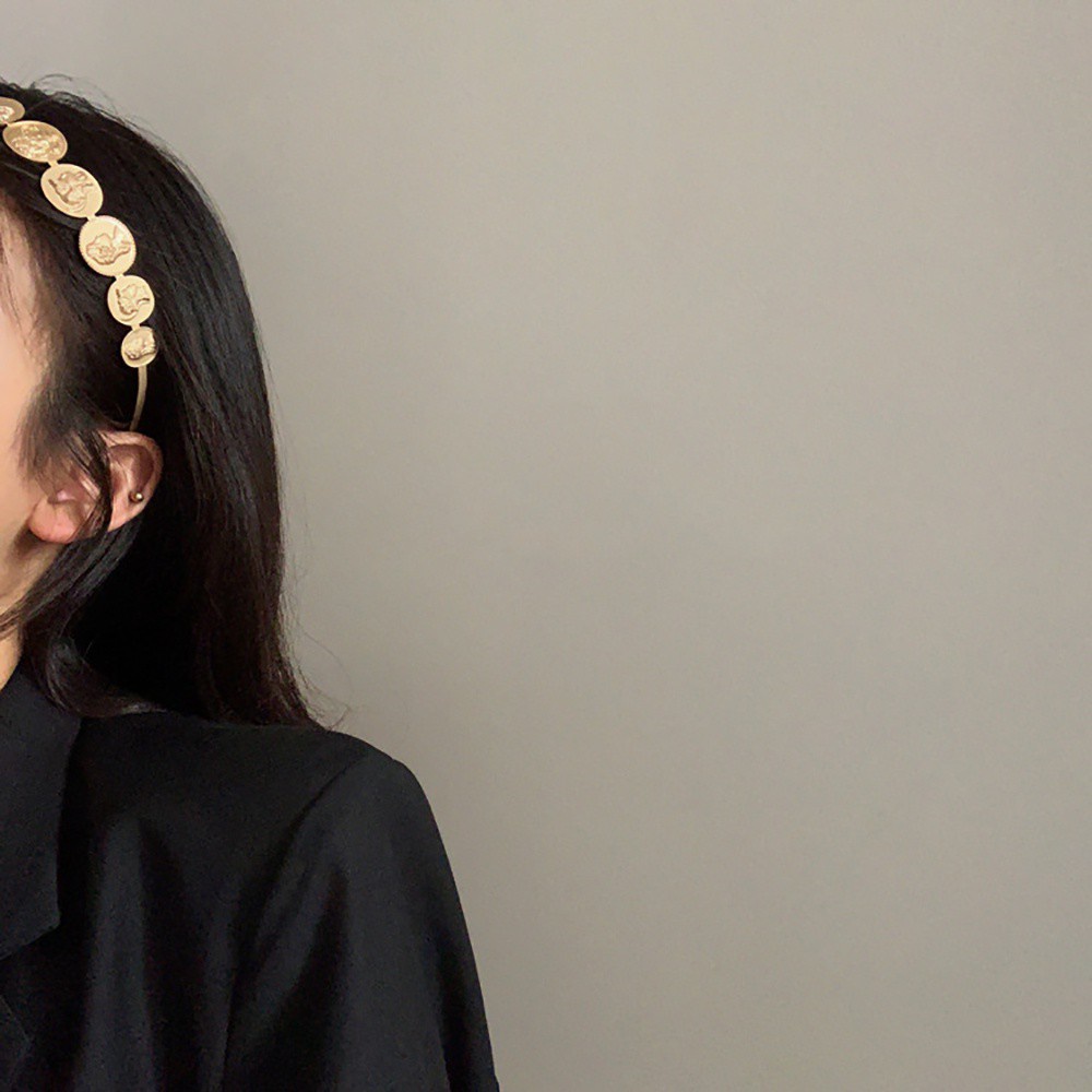 Băng Đô Cài Tóc Đính Đá Phong Cách Baroque Cổ Điển Thời Trang Hàn Quốc Cho Nữ