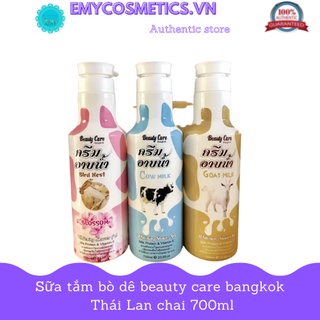 Sữa tắm bò dê beauty care bangkok Thái Lan chai 700ml