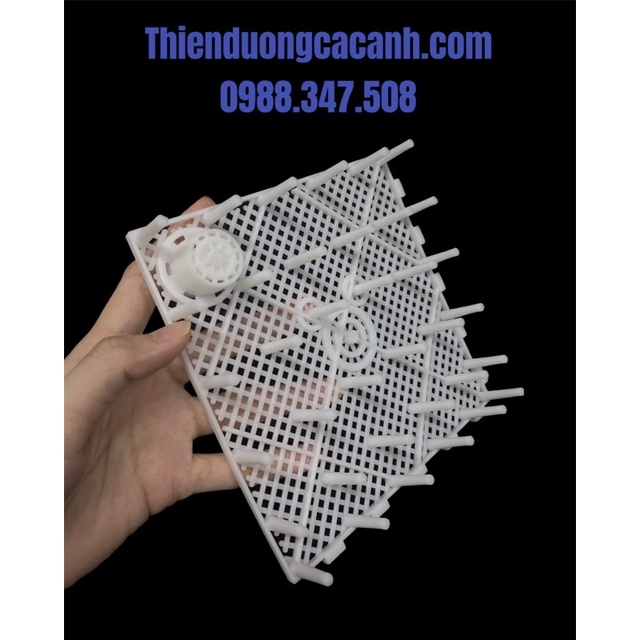 Vỹ Nhựa Lọc Đáy Hồ Cá - Mỏ Vịt Lọc Đáy - Kích Thước 14.5x14.5cm