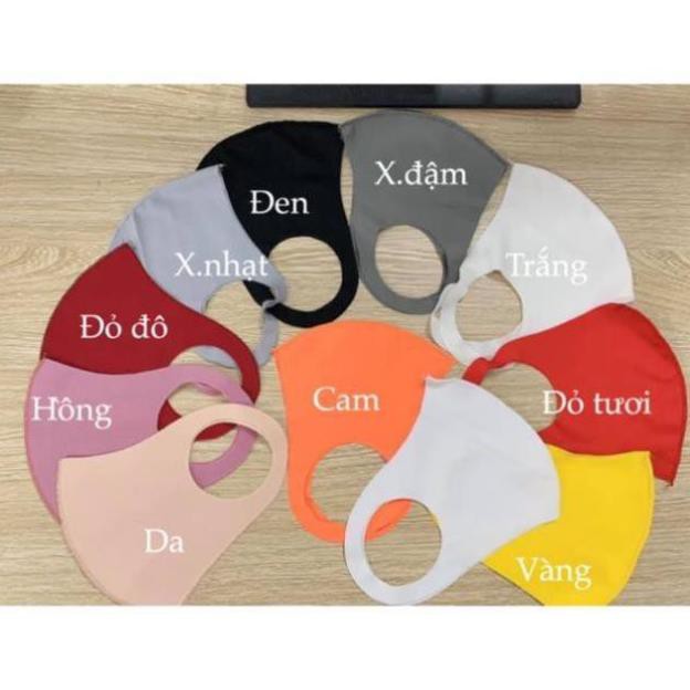 SET 10 KHẨU TRANG VẢI SU MỎNG MỀM ÔM MẶT