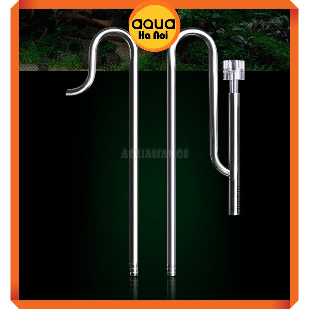 Bộ In out inox Mufan - Có lọc váng - Phi 12/16 mm - In Out dùng cho lọc thùng ngoài bể cá thủy sinh