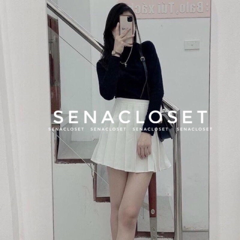 CHÂN VÁY TENNIS ULZZANG 2 MÀU HÀN QUỐC (Ảnh thật )