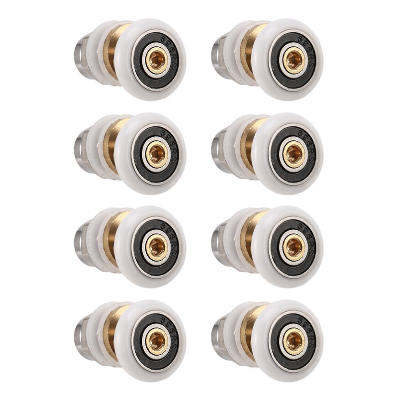 Bộ 8 Con Lăn Cửa Kính Nhà Tắm 20mm Siêu Mỏng