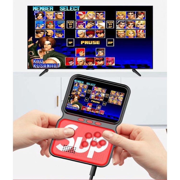 Máy Chơi Game Mini Cầm Tay M3 Hỗ Trợ Kết Nối Ti Vi, Máy Chơi Game Cổ Điển Cầm Tay Với Hơn 900 Trò Chơi Cổ Điển