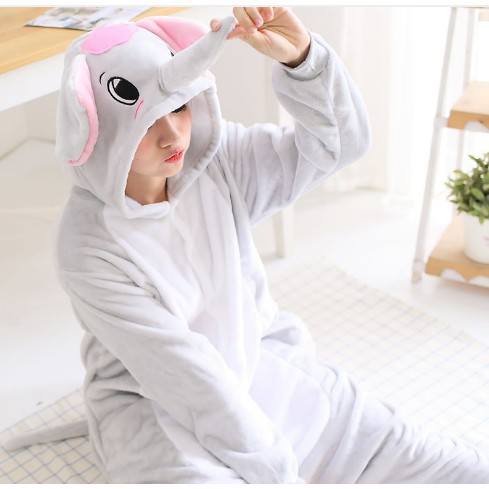 đồ ngủ đáng yêu cho các bạn nữ , quần áo thú bông chú voi con