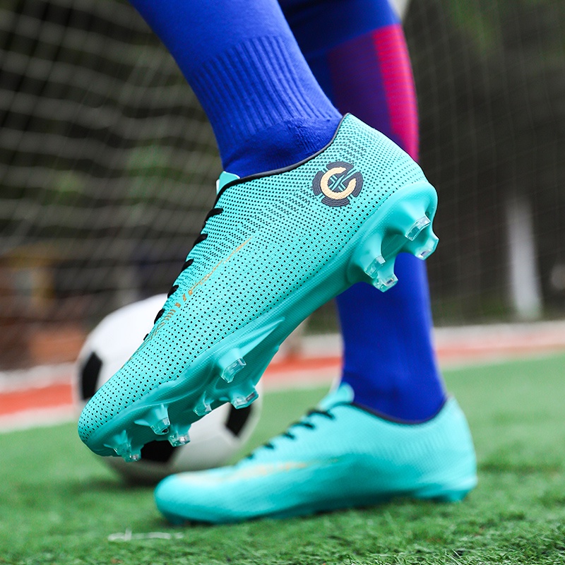 size ： 46-49 Giày bóng đá C Ronaldo mũi nhọn,FG giày đá bóng sân cỏ nhân tạo kích thước cực lớn