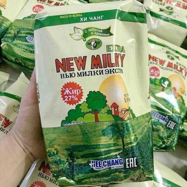 Sữa béo New Milky của Nga