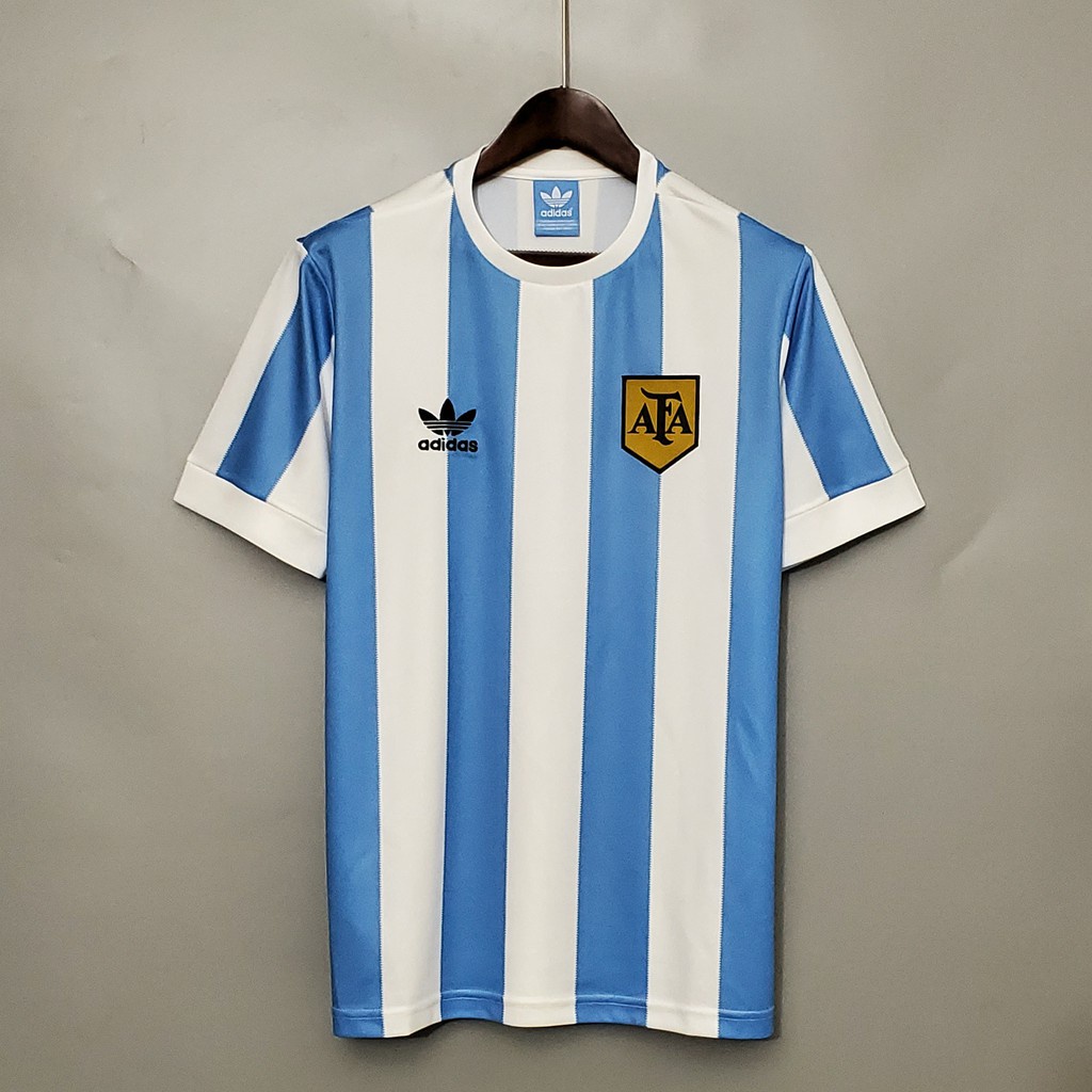 Áo Thun Bóng Đá In Số 1978 Argentina Phong Cách Retro Năng Động