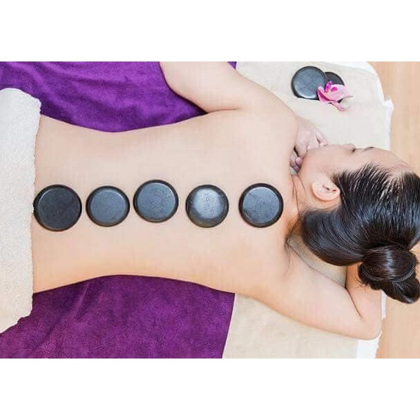 Đá massage viên tròn cỡ to dành cho spa (1 viên)