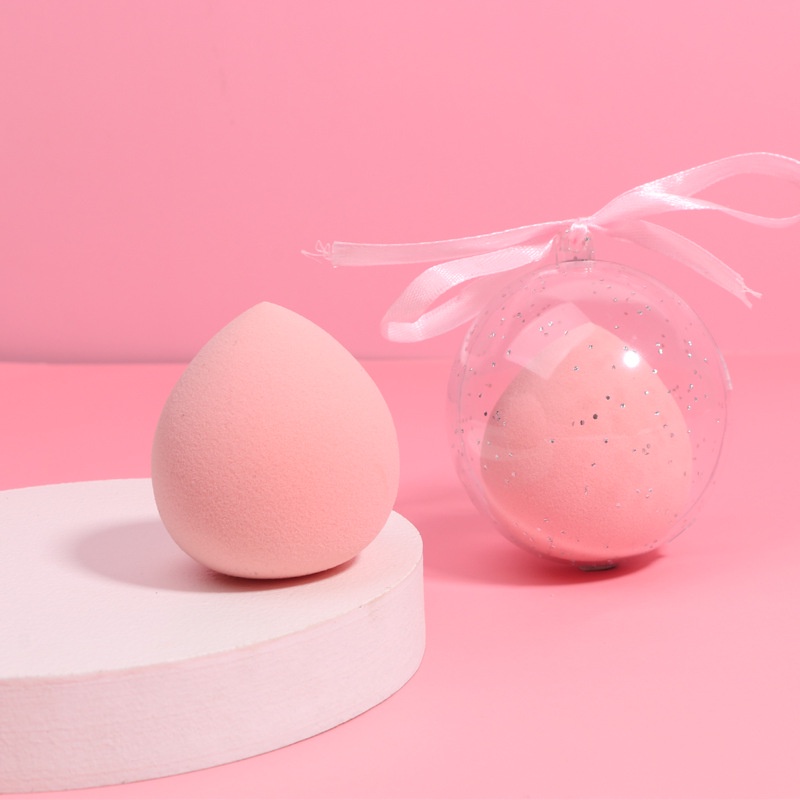 [Hàng mới về] Mút Trang Điểm Mềm Mại Hình Quả Đào Lấp Lánh Ánh Sao Độc Đáo