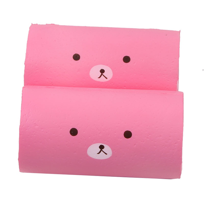 Squishy Lớn JUMBO Hình bánh gấu trúc kem cuộn Đồ Chơi Xốp Giảm Stress Hình mềm mịn dễ Thương đàn hồi Cho Bé
