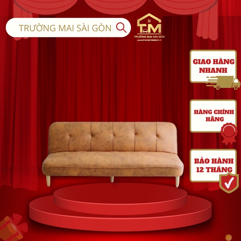 Ghế sofa giường Trường Mai Sài Gòn cao cấp chất liệu simili nhập khẩu thiết kế theo phong cách hàn quốc hiện đại bumbe