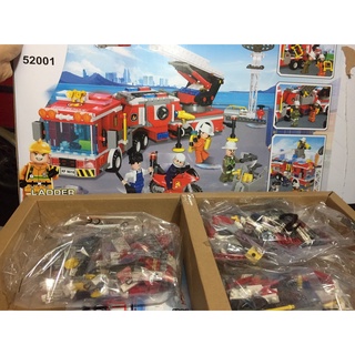 Đồ chơi lego lắp ráp xe cứu hoả